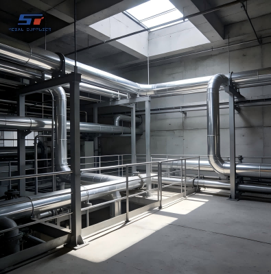 تطبيقات الفولاذ المجلفن المقاوم للتآكل في المنشآت الصناعية