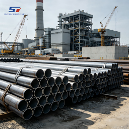 توريد كميات كبيرة من أنابيب ASTM A106 لمشروع بناء محطة توليد الطاقة